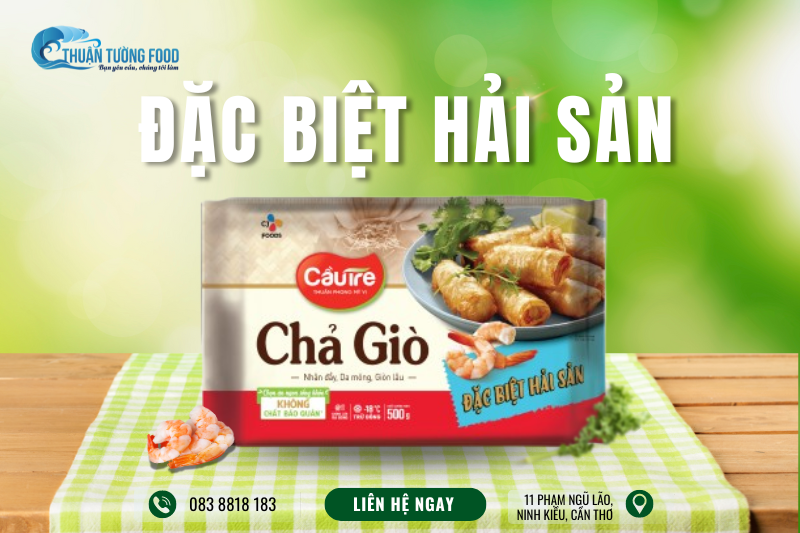 CJ_ Chả Giò Đặc Biệt Hải Sản gói 500g